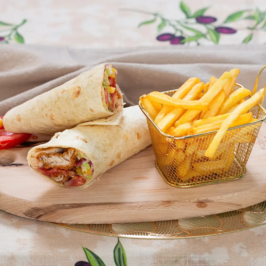Pileći wrap sa pomfritom